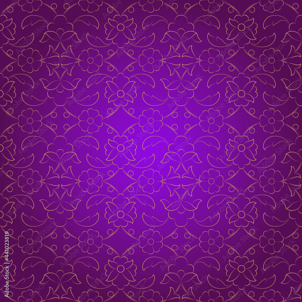 seamless damask pattern