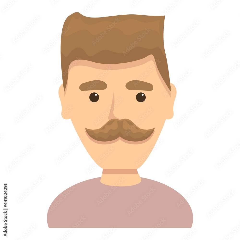 Man with funny hairstyle icon. Cartoon of Man with funny hairstyle vector icon for web design isolated on white background Man with funny hairstyle icon. Cartoon of Man with funny hairstyle vector icon for web design isolated on white background