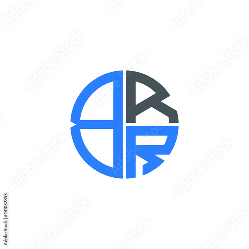 BRR logo BRR icon BRR vector BRR monogram BRR letter BRR minimalist BRR triangle BRR hexagon Unique modern flat abstract logo design 