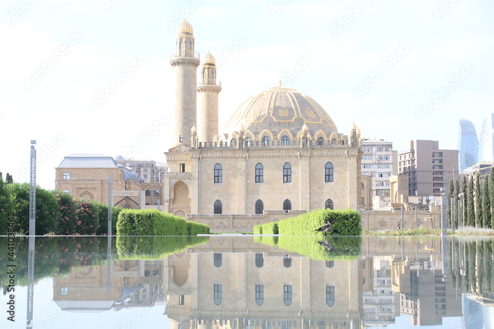 Fototapeta premium view of the mosque