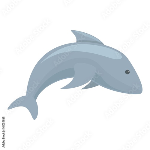 Dolphin icon. Cartoon of Dolphin vector icon for web design isolated on white background