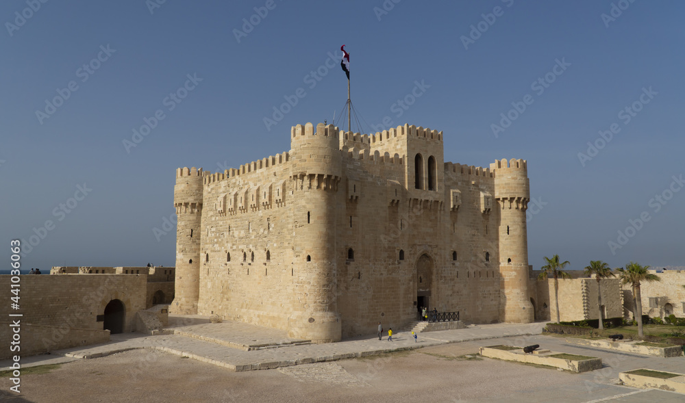 Citadel of Qaitbey in Alexandria , Egypt