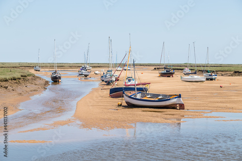 Photography Boats by the quay at Wells next the Sea
