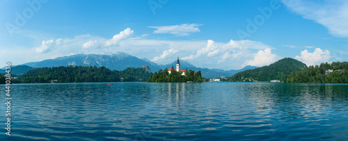 Lake Bled Slovenia Panorama