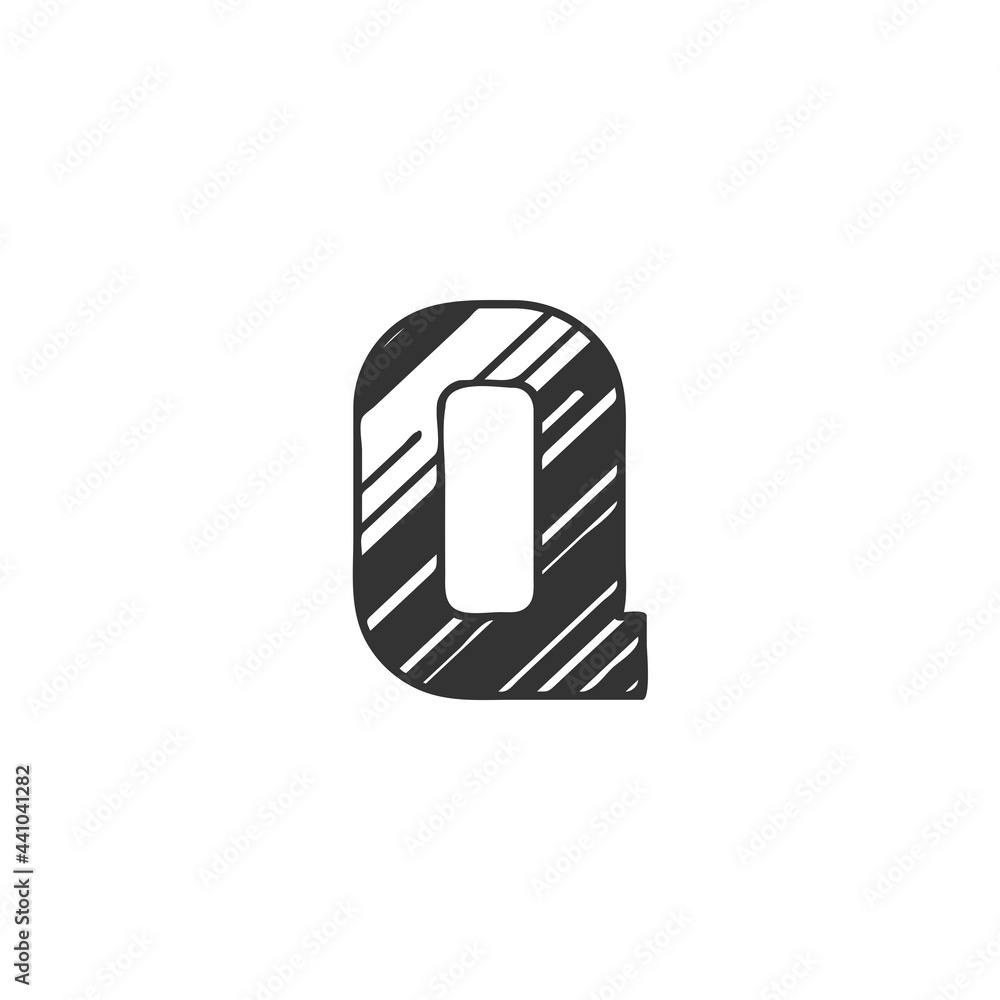 Abstract Initial Letter Q Logo icon, Monogram art style design. Abstract Initial Letter Q Logo icon, Monogram art style design.