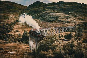 Keuken achterwand Glenfinnanviaduct Glenfinnan viaduct in Lochaber  © Estera