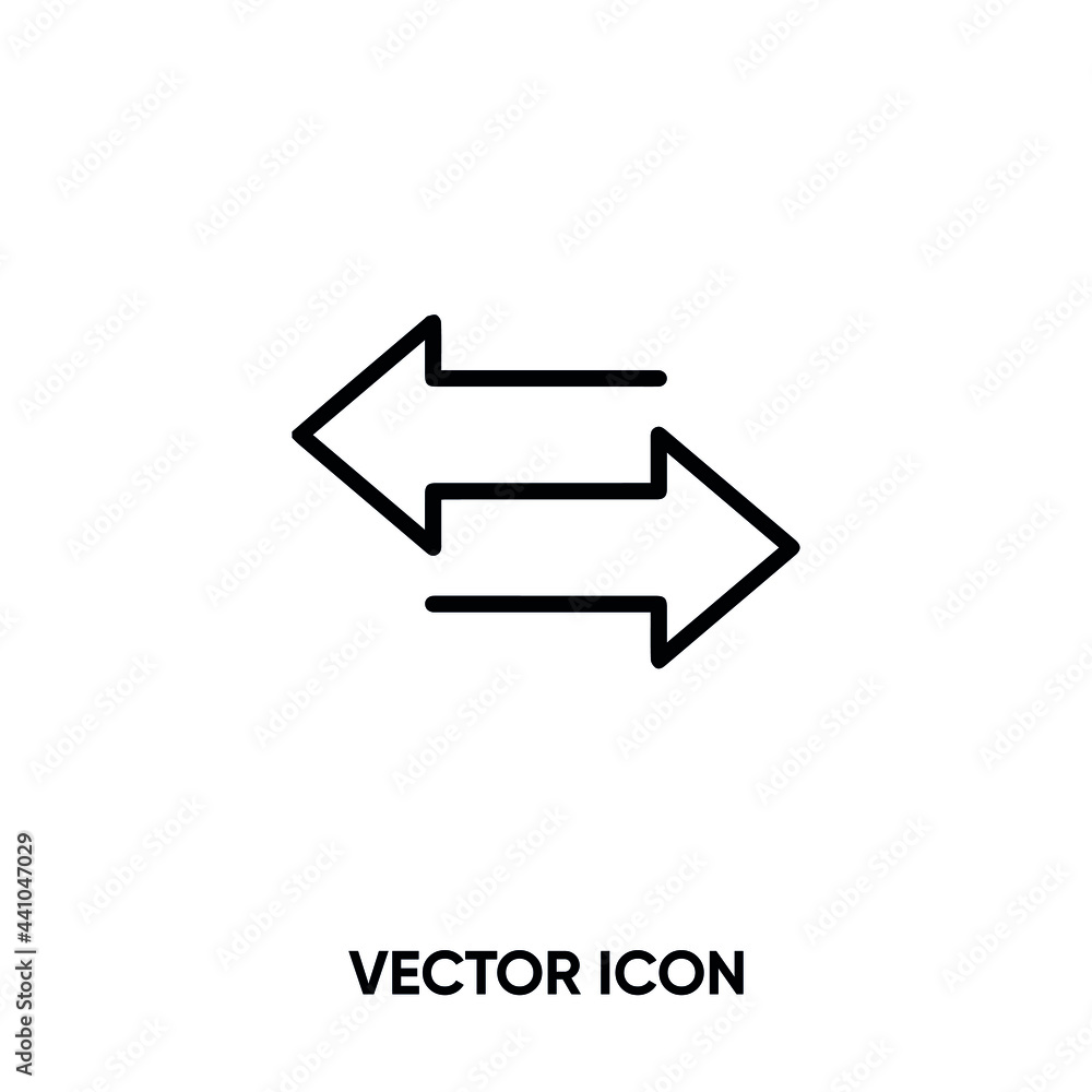 Transfer vector icon. Modern, simple flat vector illustration for website or mobile app. Exchange symbol, logo illustration. Pixel perfect vector graphics Transfer vector icon. Modern, simple flat vector illustration for website or mobile app. Exchange symbol, logo illustration. Pixel perfect vector graphics