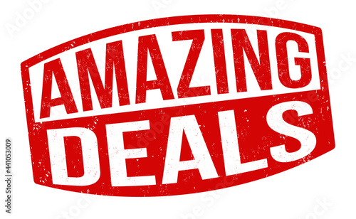 Amazing deals grunge rubber stamp