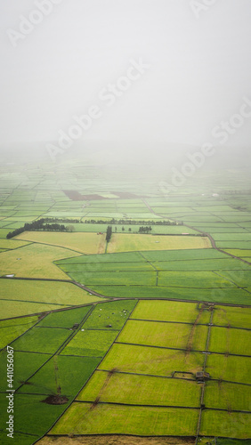 The landscape of Terceira island in the Azores