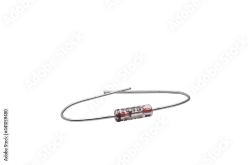Фотография germanium detector diode on white background