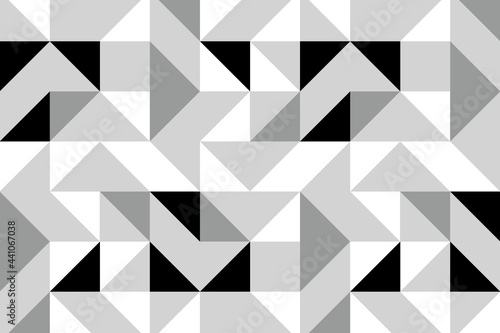 Nordic geometric area seamless pattern modern design for background,rug,carpet,wallpaper,clothing,wrapping,batik,fabric.Gray with black and white