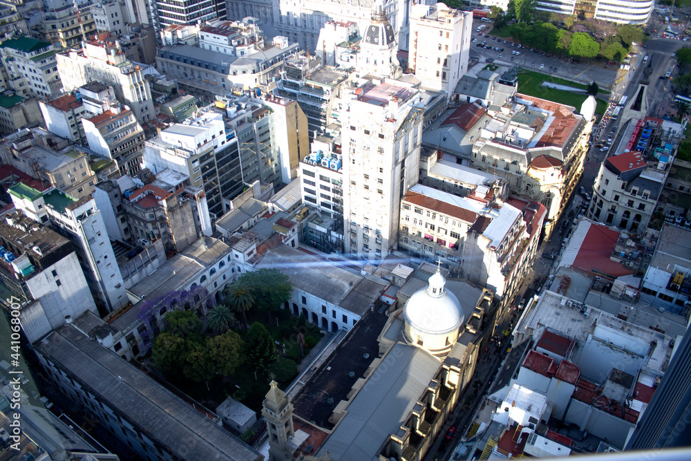 Buenos Aires micro centro vista aerea