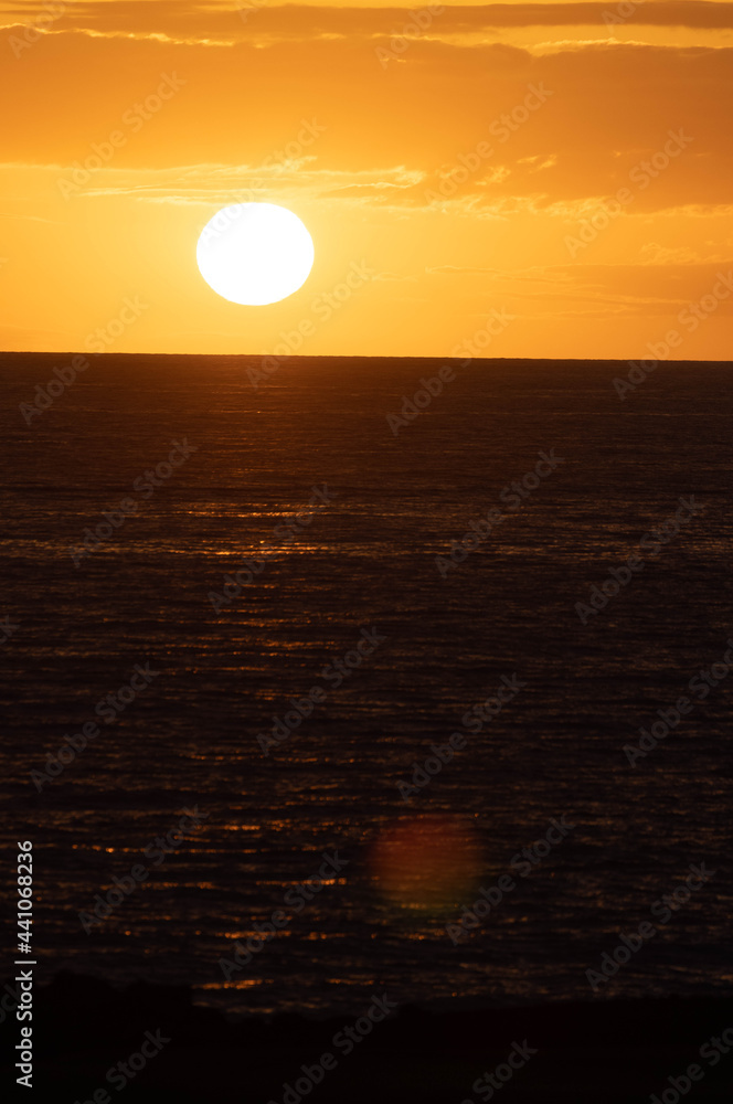 sunset on the Hawaiian sea 13