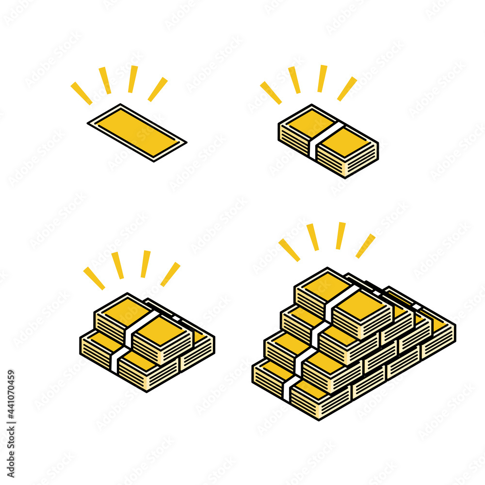 紙幣 大金 札束 Stock Vector Adobe Stock 紙幣 大金 札束 Stock Vector Adobe Stock