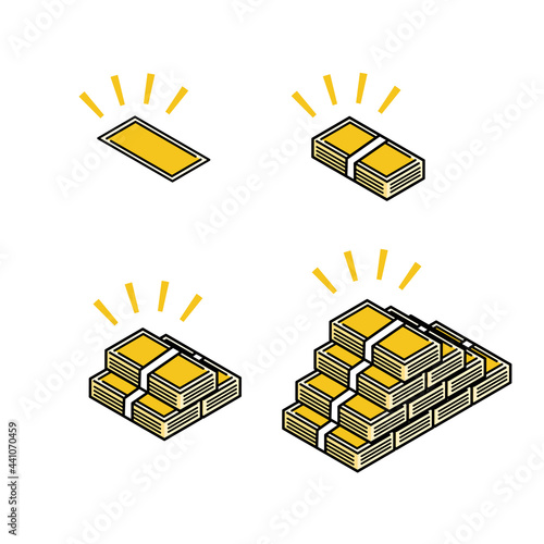 紙幣　大金　札束