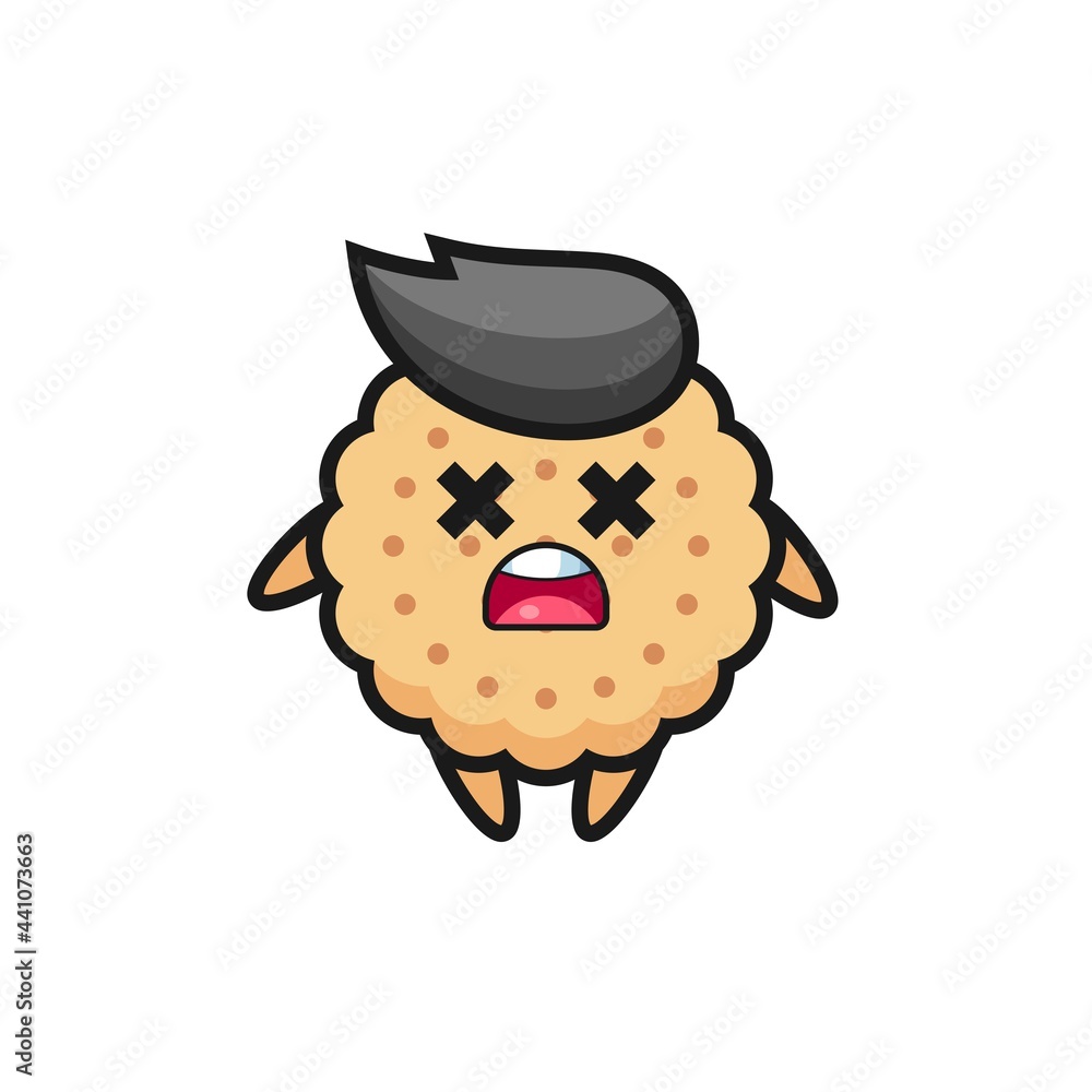 the dead round biscuits mascot character