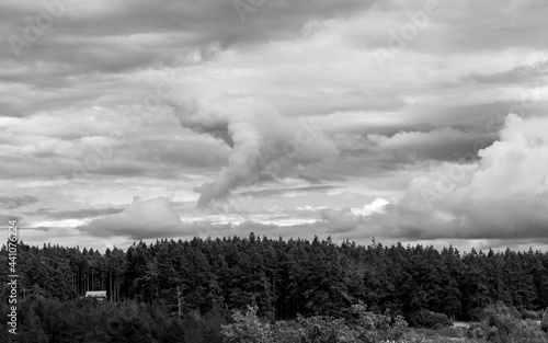 Swirly Cloud Over Whidbey Island
