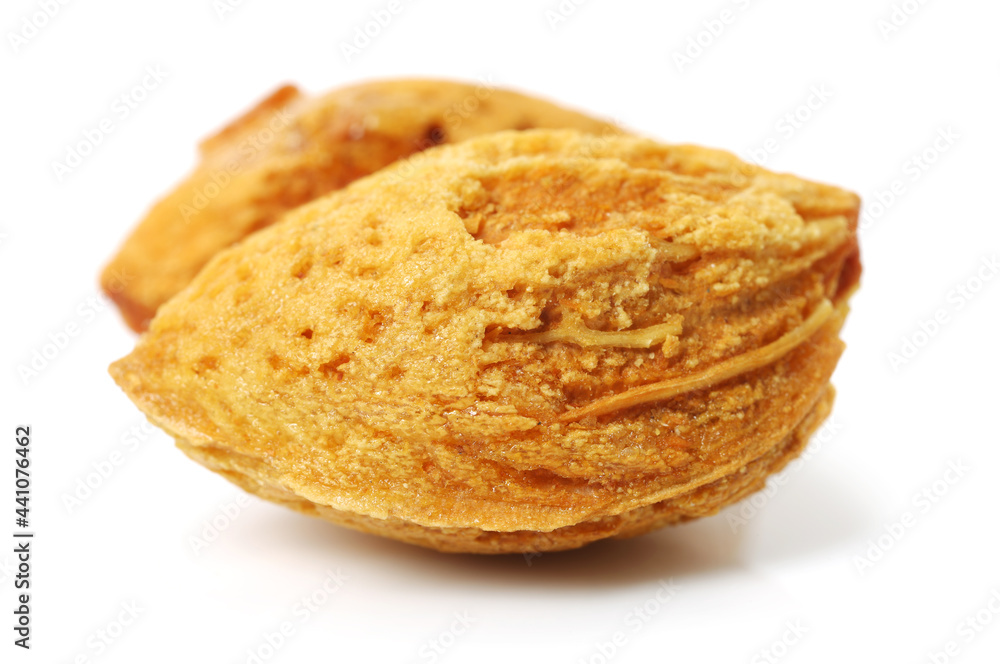 apricot kernel isolated on white background apricot kernel isolated on white background