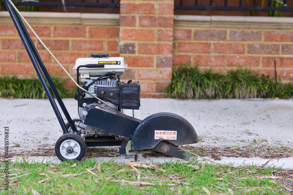 Fototapeta premium Lawn Mover in action