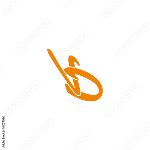 letter vb simple curves overlap line arrow logo vector