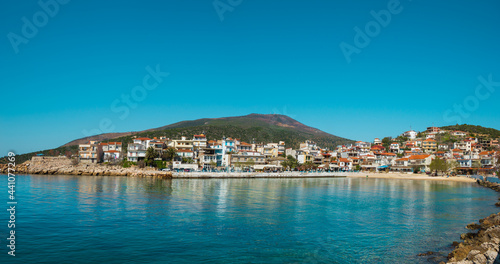 panoramic view from village in Thassos