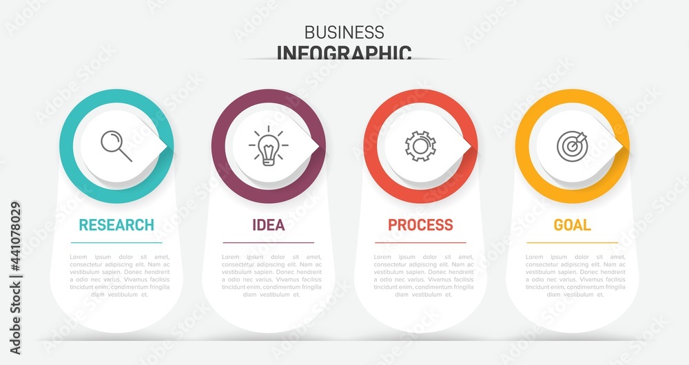 Infographic design with icons and 4 options or steps. Thin line vector. Infographics business concept. Can be used for info graphics, flow charts, presentations, web sites, banners, printed materials. Infographic design with icons and 4 options or steps. Thin line vector. Infographics business concept. Can be used for info graphics, flow charts, presentations, web sites, banners, printed materials.