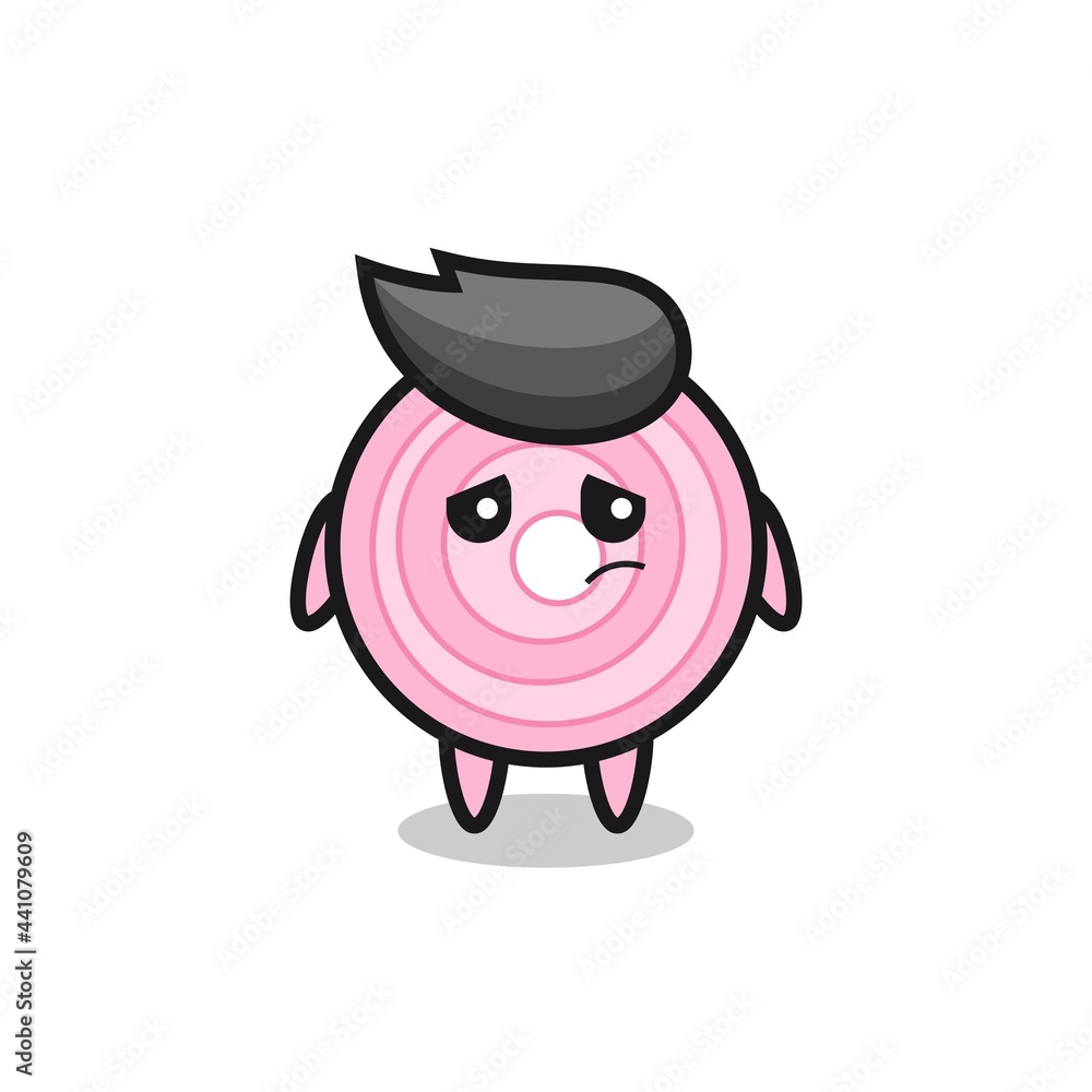 the lazy gesture of onion rings cartoon character the lazy gesture of onion rings cartoon character