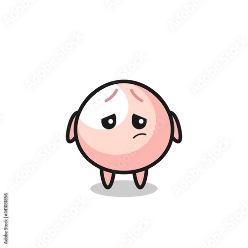 Wallpaper Mural the lazy gesture of meatbun cartoon character Torontodigital.ca