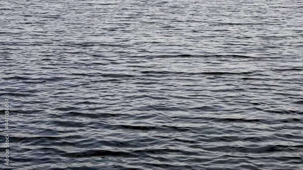 Ripples in the reservoir. quiet and relaxing nature Ripples in the reservoir. quiet and relaxing nature