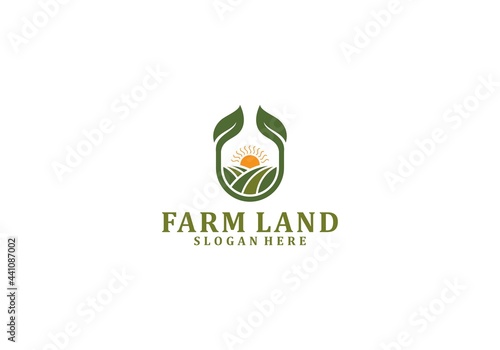 agriculture logo in white background