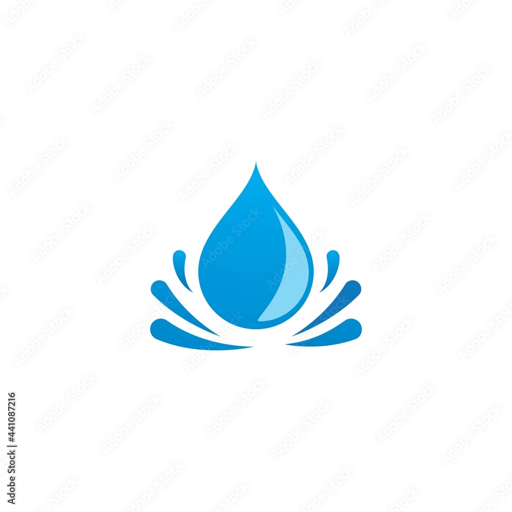 Water drop illustration Water drop illustration