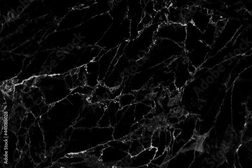 Abstract Black marble natural pattern for background with high resolution.