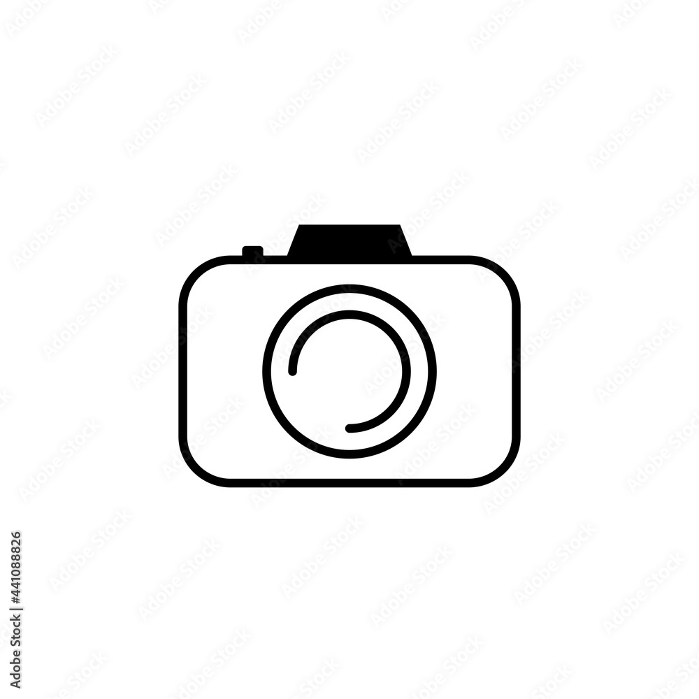camera flat icon vector illustration camera flat icon vector illustration
