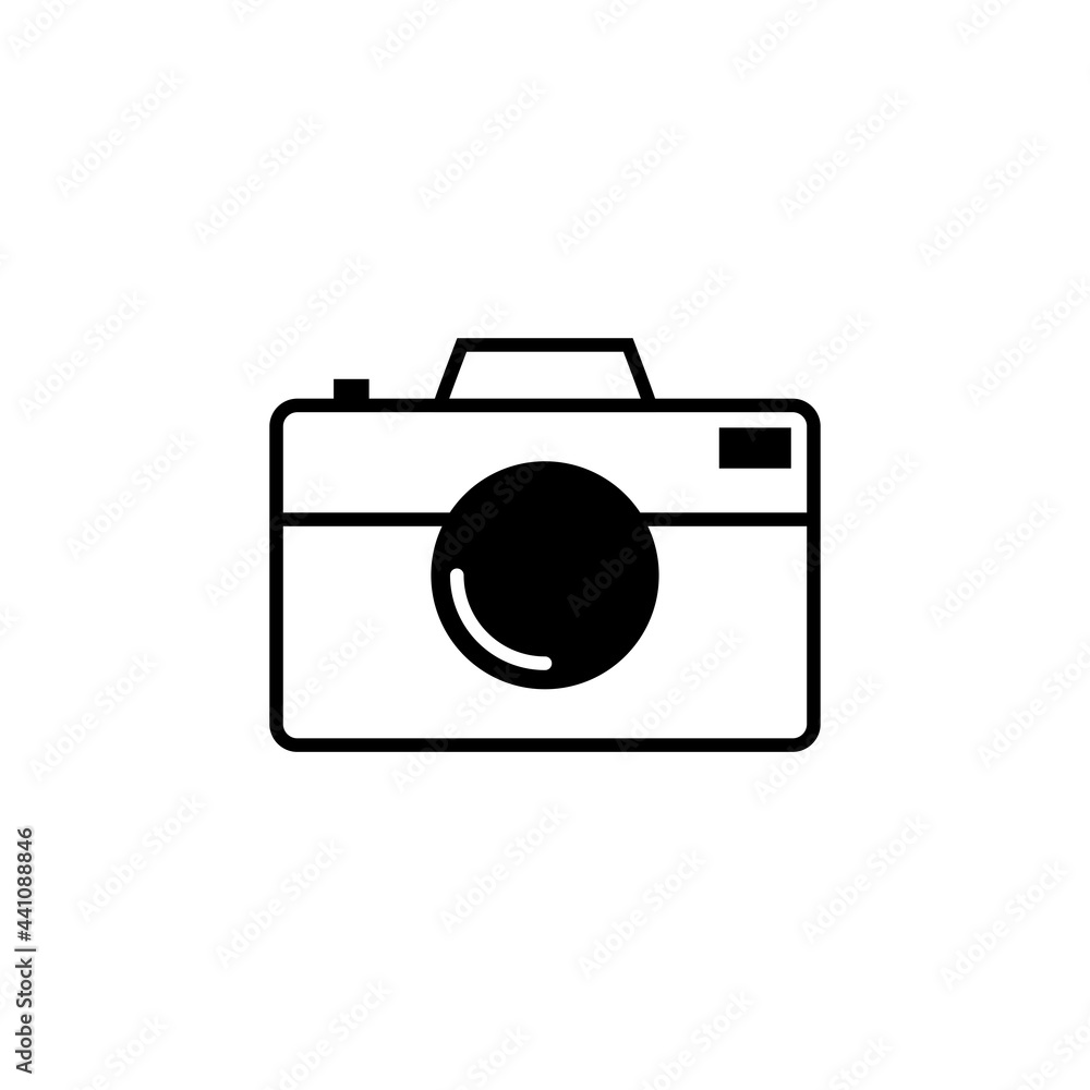 camera flat icon vector illustration camera flat icon vector illustration