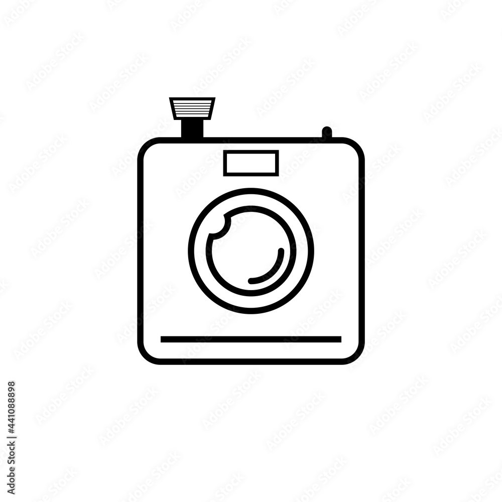 camera flat icon vector illustration camera flat icon vector illustration