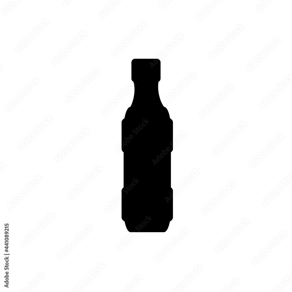 plastic bottle icon isolated on white background plastic bottle icon isolated on white background