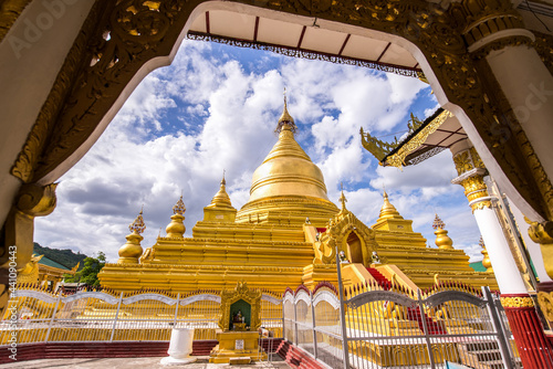 Kuthodaw Pagoda, Mandalay, Myanmar photo