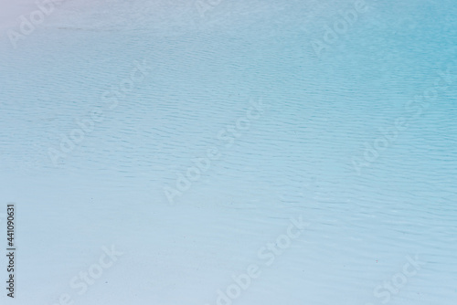 blue background, pool water