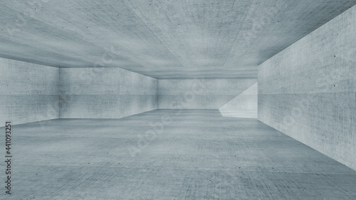 concrete wall with light coming in outdoors 3d render image ver2-5