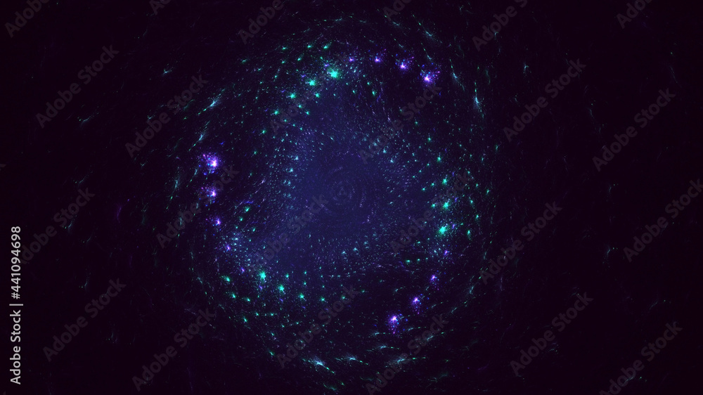 3D rendering abstract round light background 3D rendering abstract round light background