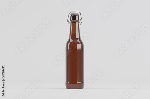 Beer Bottles Mockup 3D Illustration