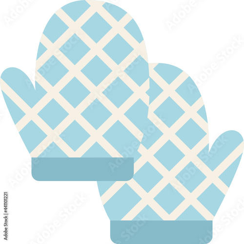 mitten flat icon