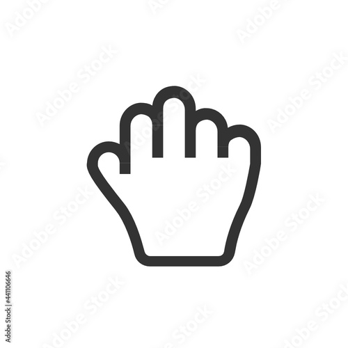 Grab Cursor outline icon