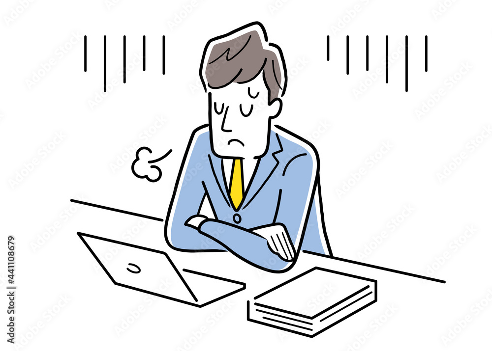 ベクターイラスト素材 仕事のやる気が出ない男性ビジネスマン Stock Vector Adobe Stock ベクターイラスト素材 仕事のやる気が出ない男性ビジネスマン Stock Vector Adobe Stock