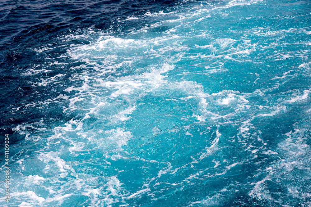 Abstract texture and shapes of sea waves and foam Abstract texture and shapes of sea waves and foam
