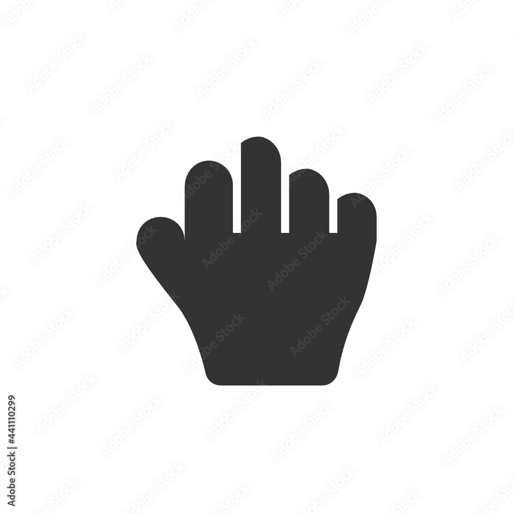 Obraz premium Grab Cursor solid icon