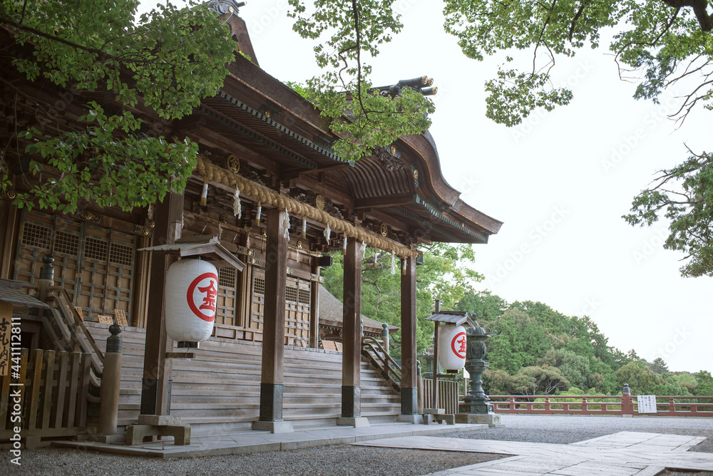 Kotohira-gu Shrine in Kagawa 金刀比羅宮 御本宮拝殿 香川県・琴平町 