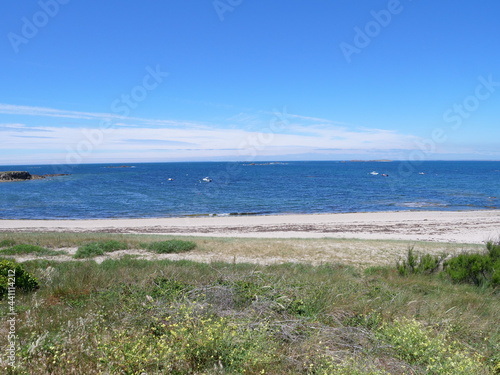 The landscape on the Quiberon peninsula. June 2021  France.