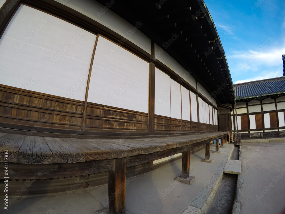 Fototapeta premium 日本 京都 世界遺産 紅葉 秋 景色 四季 オレンジ 赤 イエロー