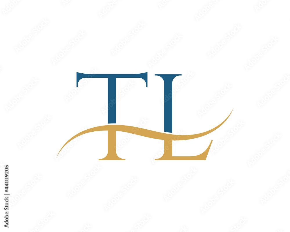 Initial letter TL, TL letter logo design Initial letter TL, TL letter logo design